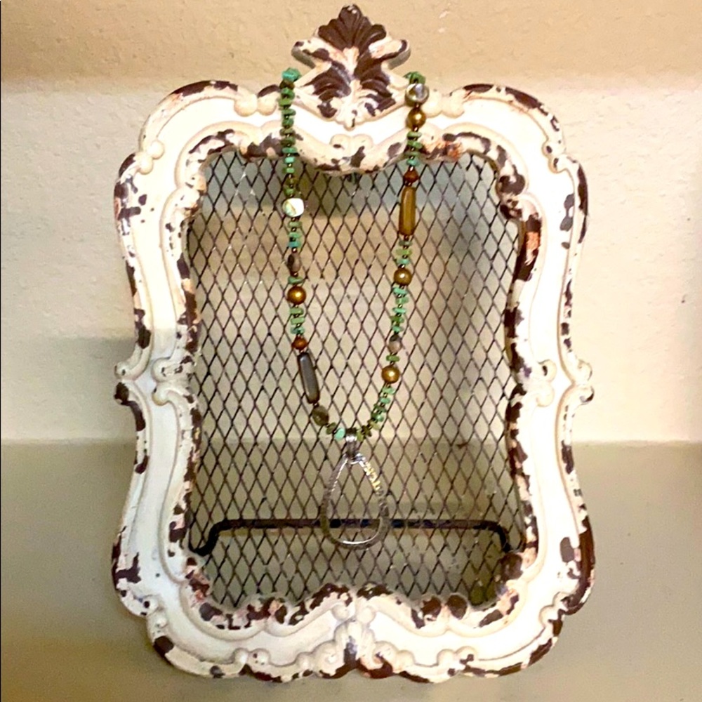 Silpada turquoise beaded silver pendant necklace.